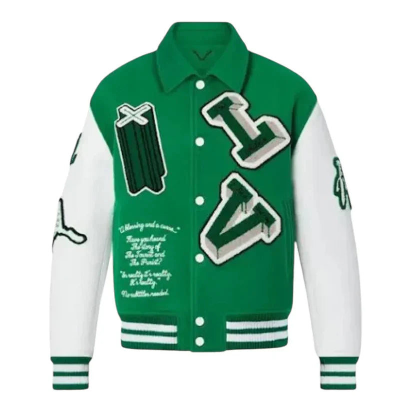 "LV" College Jacke Green