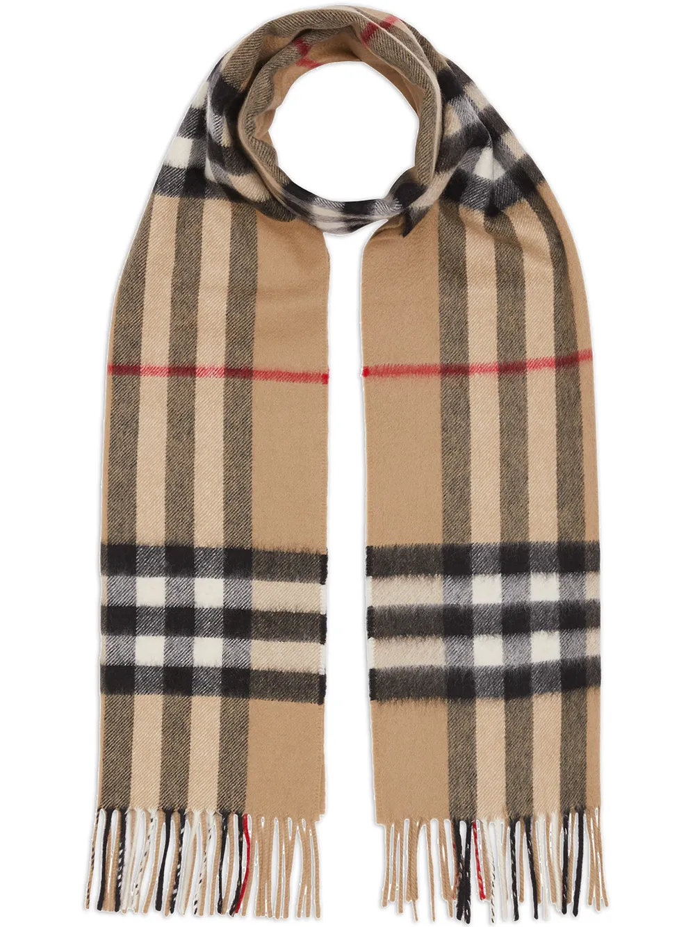 Chequered Cashmere Scarf