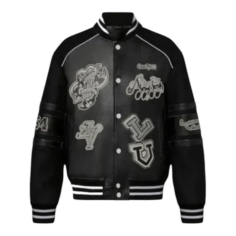 "LV" College Jacke Black